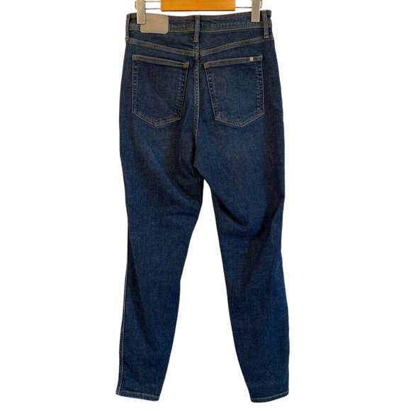 Everlane The Way High Skinny Jean Womens 29 Blue Dark Wash Organic Cotton - Picture 2 of 7